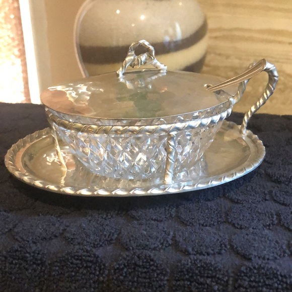 Vintage Pewter Cheese Bowl - Picture 2 of 8